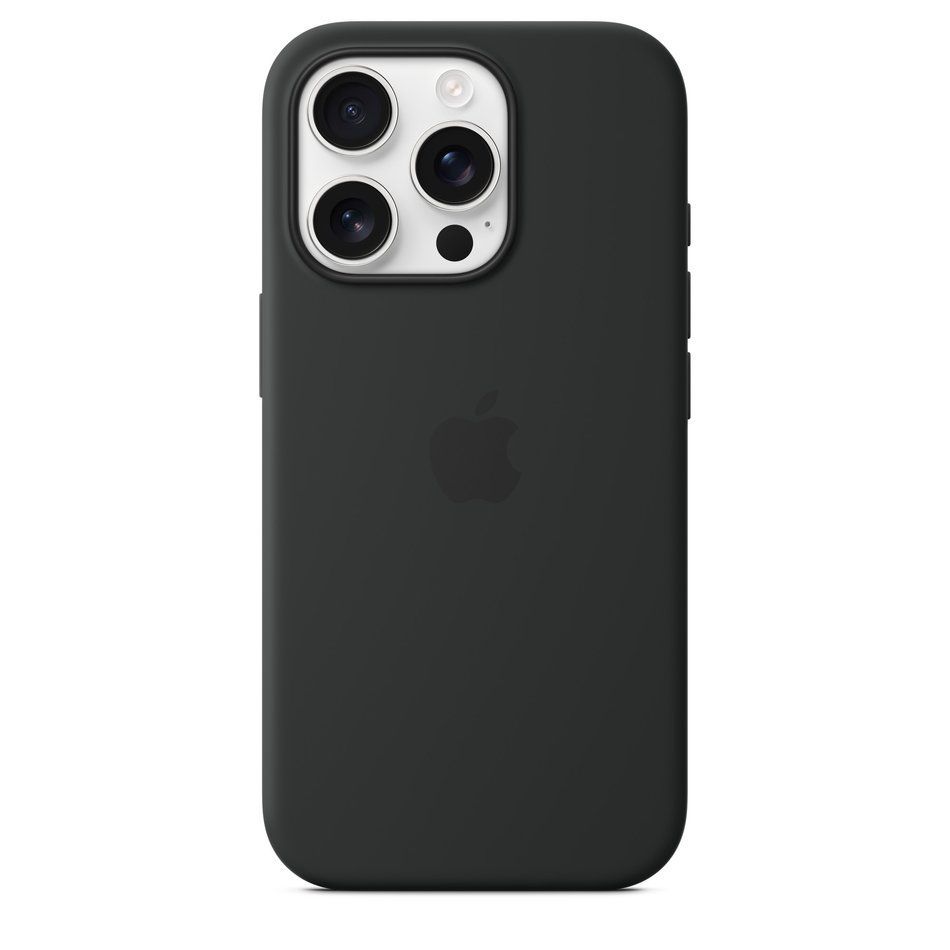 Чохол для iPhone 16 Pro Silicone Case with MagSafe (Black) (MYYJ3)