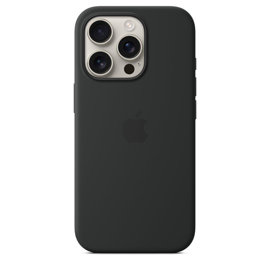 Чохол для iPhone 16 Pro Silicone Case with MagSafe (Black) (MYYJ3)