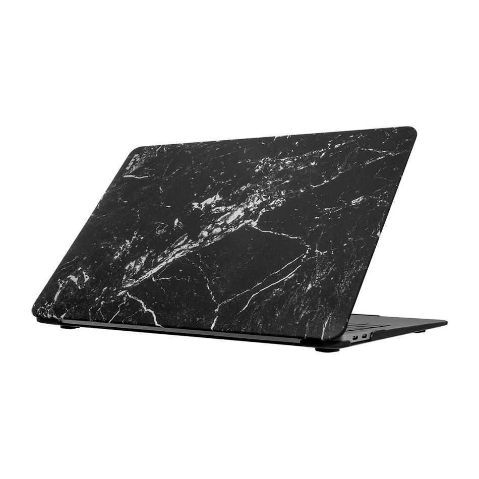 Чехол для для MacBook Air 13'' (2018-2020) LAUT HUEX ELEMENTS Marble Black (LAUT_13MA18_HXE_MB)