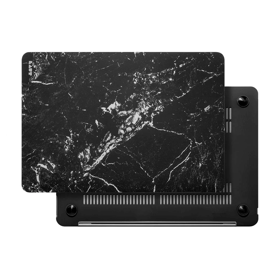 Чохол для для MacBook Air 13'' (2018-2020) LAUT HUEX ELEMENTS Marble Black (LAUT_13MA18_HXE_MB)