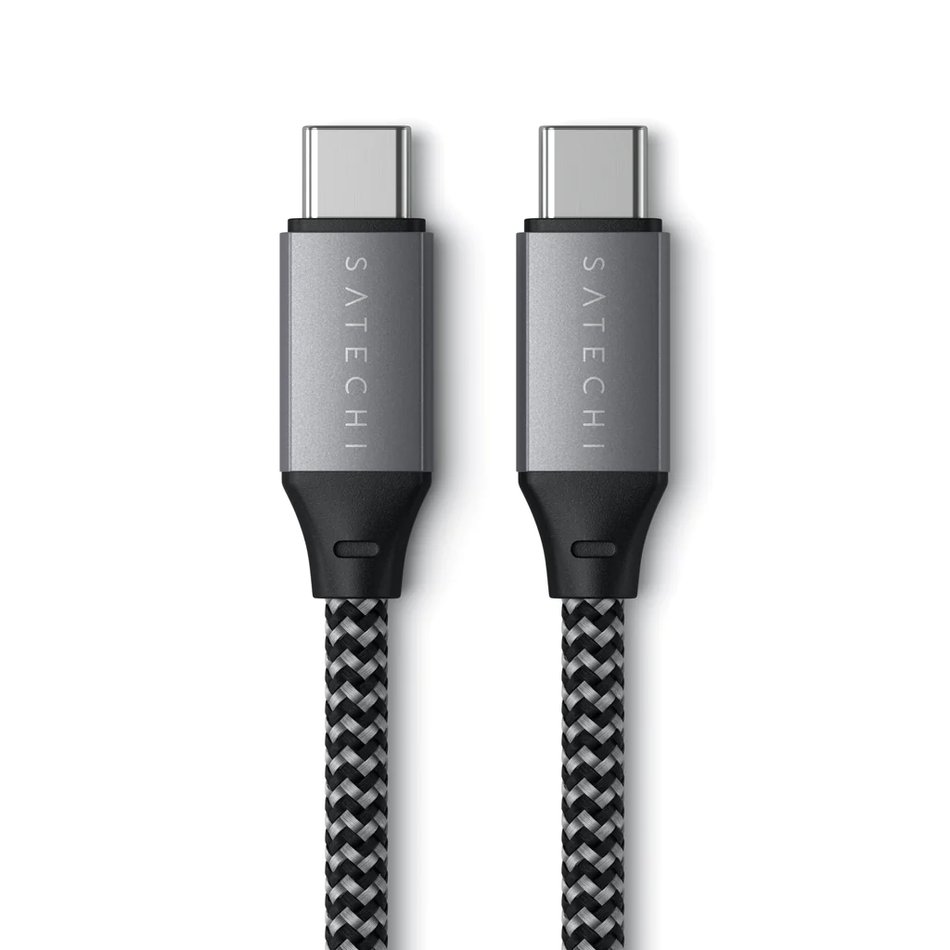 Кабель Satechi USB-C to USB-C Cable 100W Space Gray (2 m) (ST-TCC2MM)
