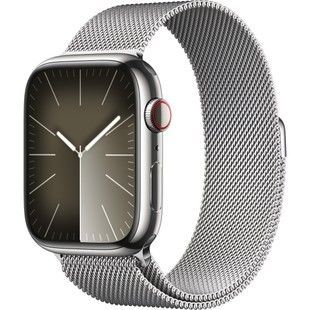 Б/У Apple Watch Series 9 GPS + Cellular 45mm Silver S. Steel Case w. Silver Milanese Loop