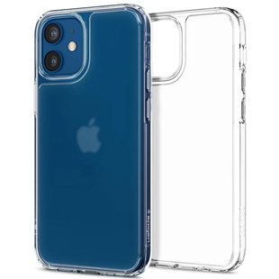 Чохол для iPhone 12 mini Spigen Quartz Hybrid (Chrystal Clear) ACS01748