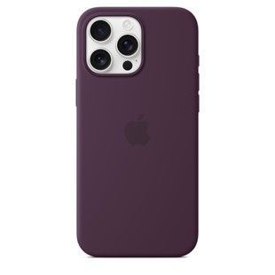 Чохол для iPhone 16 Pro Max Silicone Case with MagSafe (Plum) (MYYW3)