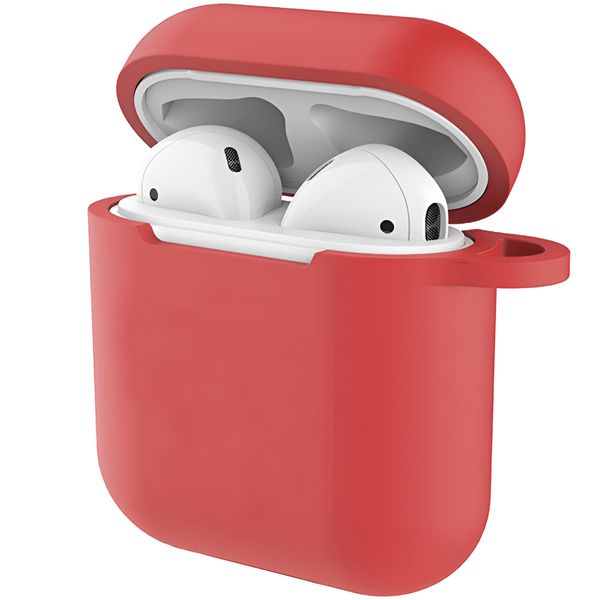 Чохол для AirPods Devia Naked Silicone with Loophole Series (Red)