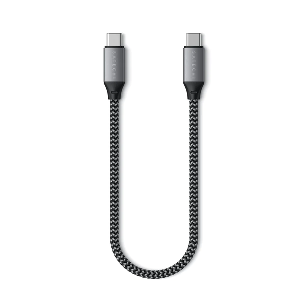 Кабель Satechi USB-C to USB-C Cable 100W Space Gray (001058)