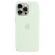 Чехол для iPhone 15 Pro Max Apple Silicone Case with MagSafe - Soft Mint (MWNQ3)