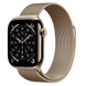 Б/У Apple Watch Series 11 GPS + Cellular 42mm Gold Tit. Case w. Gold Milanese Loop