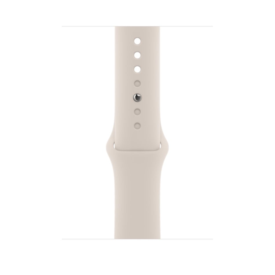 Apple Watch Series 8 45mm GPS + LTE Starlight Aluminum Case with Starlight Sport Band (MNK73)