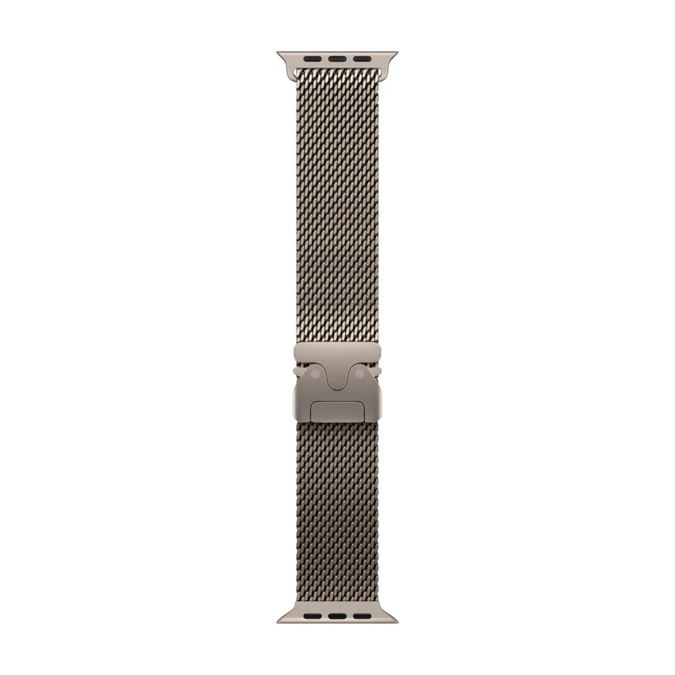 Apple Watch Ultra 3 GPS + Cellular 49mm Natural Tit. Case w. Natural Tit. Milanese Loop - Medium (MEWY4)
