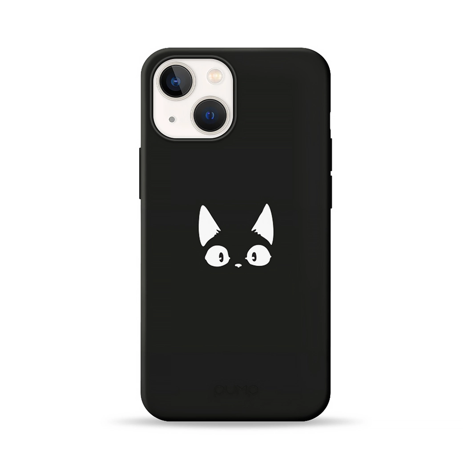 Чехол для iPhone 13 mini PUMP Silicone Minimalistic Case ( Funny Cat ) PMSLMN13MINI-1/241