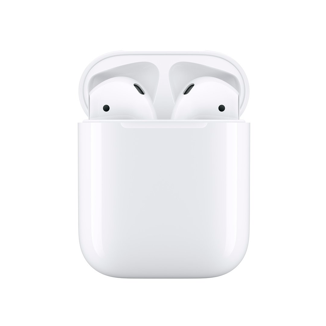 Купить Apple AirPods 2 (MV7N2) в Кейсе с Проводной Зарядкой 2019