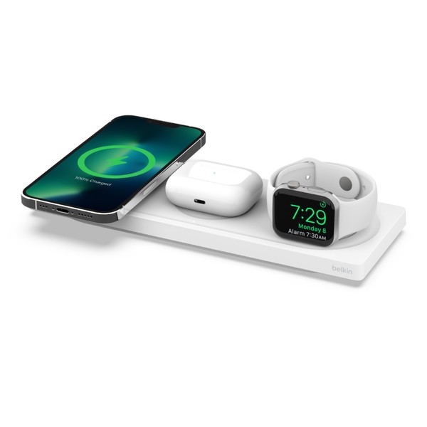 БЗУ Belkin 3in1 BoostCharge Pro with MagSafe (White) WIZ016vfWH