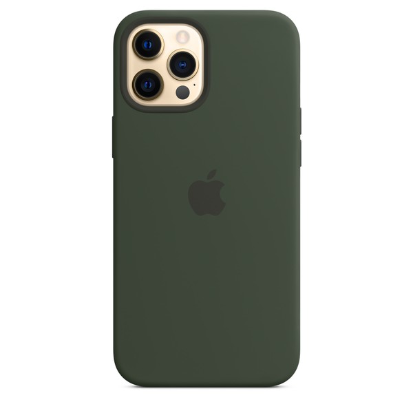 Чехол для iPhone 12 Pro Max OEM+ Silicone Case with Magsafe ( Cyprus Green )