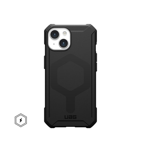Чехол для iPhone 15 UAG Essential Armor Magsafe Black (114288114040)