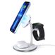 БЗУ Choetech Magnetic 3 in 1 Magnetic Wireless Charging Stand White (T585-F)