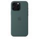 Чехол для iPhone 16 Pro Max Silicone Case with MagSafe (Lake Green) (MA7V4)