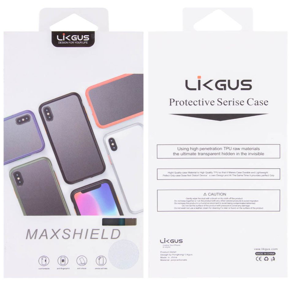 Чехол для iPhone 11 Pro TPU LikGus Maxshield ( Marine Blue )