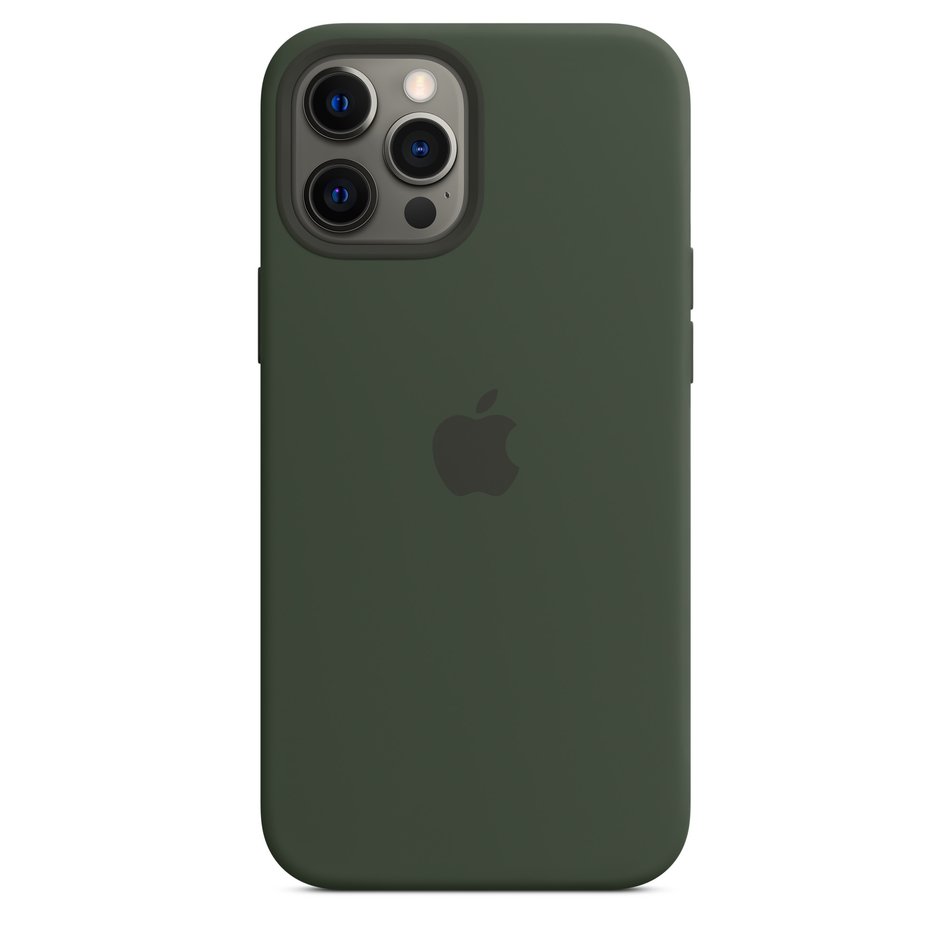 Чохол для iPhone 12 Pro Max OEM+ Silicone Case with Magsafe ( Cyprus Green )