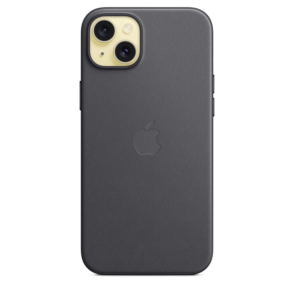 Чехол для iPhone 15 Plus Apple FineWoven Case with MagSafe - Black (MT423)