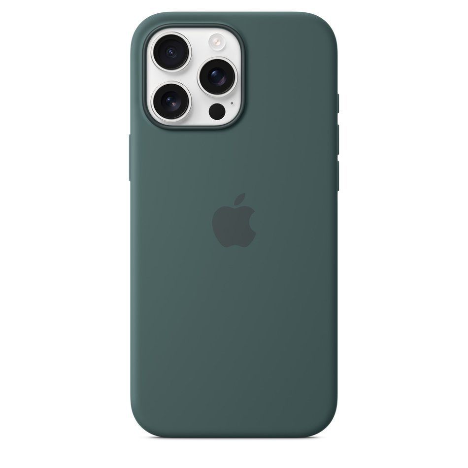 Чехол для iPhone 16 Pro Max Silicone Case with MagSafe (Lake Green) (MA7V4)