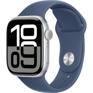 Б/У Apple Watch Series 10 GPS 42mm Silver Alu. Case w. Denim Sport Band