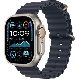 Б/У Apple Watch Ultra 2 GPS + Cellular 49mm Natural Titanium Case w. Navy Ocean Band