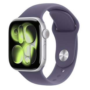 Apple Watch Series 11 GPS 42mm Silver Alu. Case w. Purple Fog S. Band - M/L (MEU74)