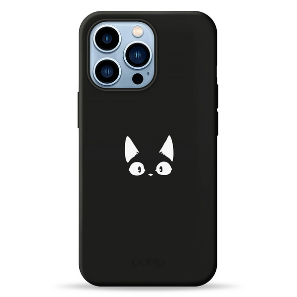 Чохол для iPhone 13 Pro PUMP Silicone Minimalistic Case ( Funny Cat ) PMSLMN13PRO-1/241
