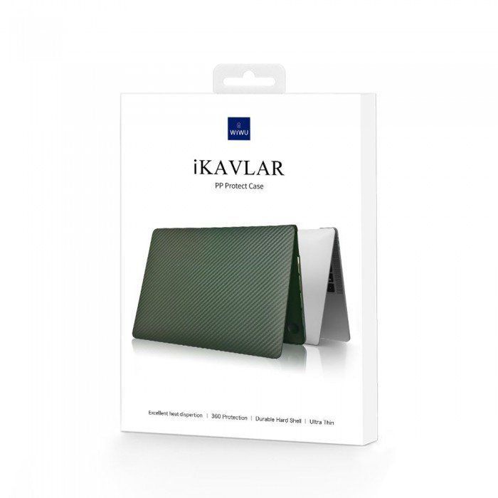 Чохол для MacBook Pro 16,2" (2021) A2485 WiWU iKavlar Laptop Case (Green)
