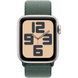 Apple Watch SE 2 GPS + Cellular 40mm Starlight Aluminium Case w. Lake Green Sport Loop (MXGH3)