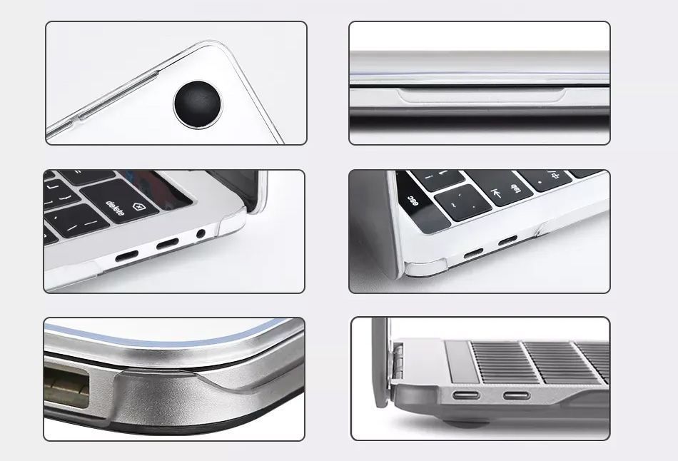 Накладка для MacBook Air 15" (2023) Wiwu Hard Shell (Transparent)