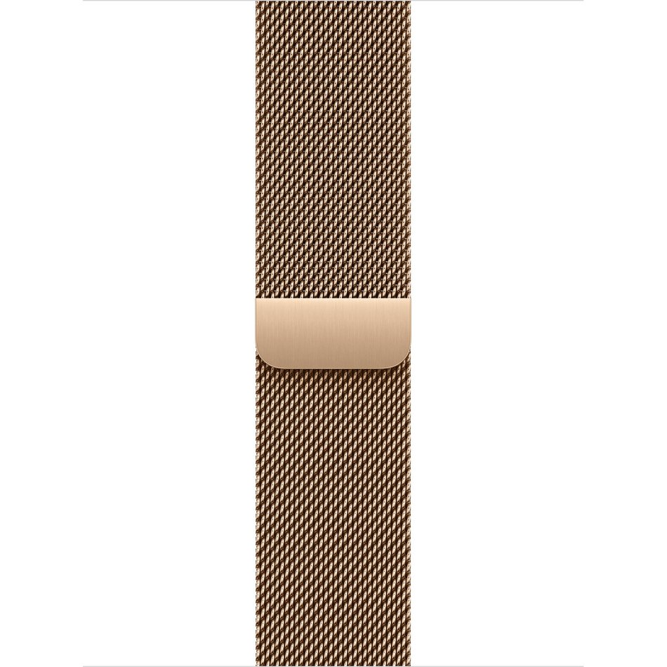 Apple Watch Series 10 GPS + Cellular 42mm Gold Titanium Case w. Gold Milanese Loop (MX083)