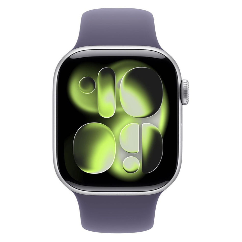 Apple Watch Series 11 GPS 42mm Silver Alu. Case w. Purple Fog S. Band - M/L (MEU74)