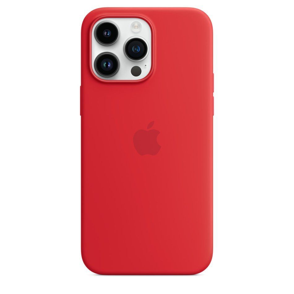 Чехол для iPhone 14 Pro Max Apple Silicone Case with MagSafe - Red (MPTR3) UA