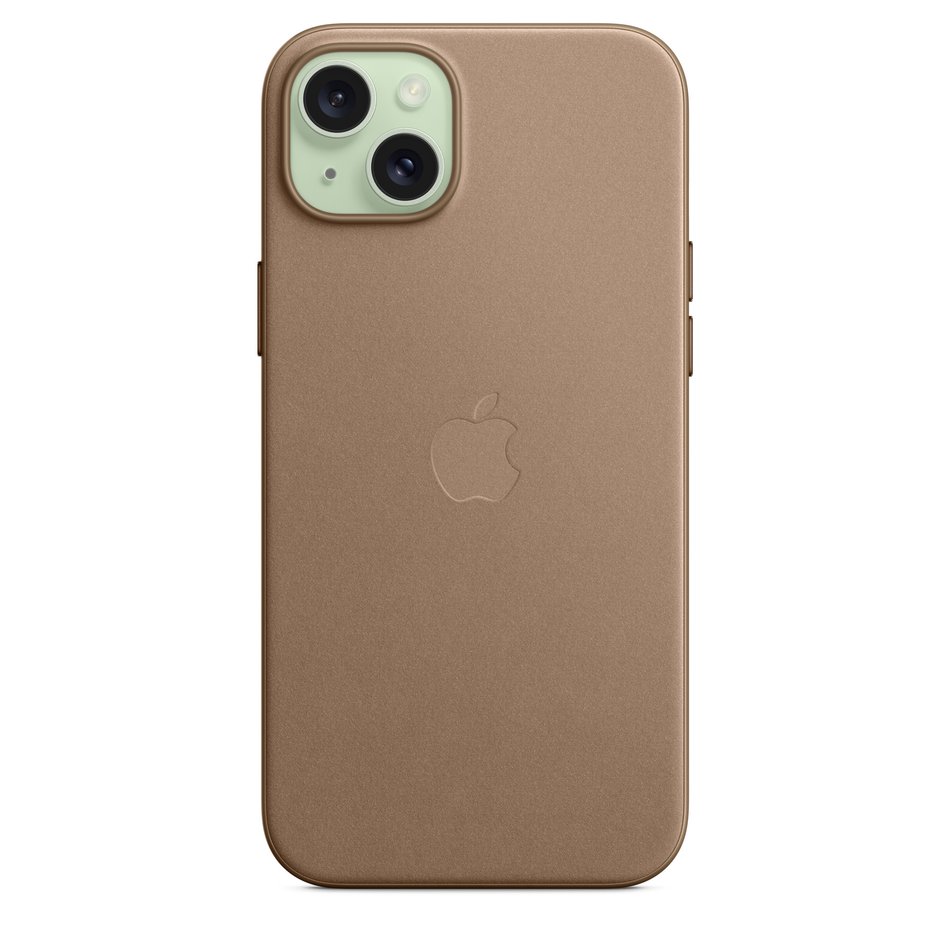 Чохол для iPhone 15 Plus Apple FineWoven Case with MagSafe - Taupe (MT473)