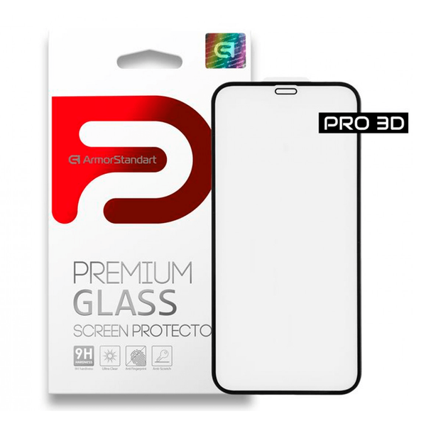 Защитное стекло для iPhone 11 Pro Max ArmorStandart Pro 3D ( Black )