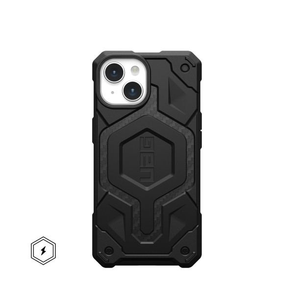 Чехол для iPhone 15 UAG Monarch Pro Magsafe, Carbon Fiber (114219114242)