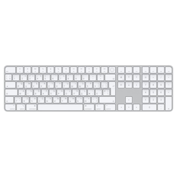 Клавіатура Apple Magic Keyboard with Touch ID and Numeric Keypad for Mac models with Apple silicon (MK2C3) UA