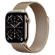 Б/У Apple Watch Series 11 GPS + Cellular 46mm Gold Tit. Case w. Gold Milanese Loop