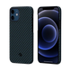 Чехол для iPhone 12/12 Pro Pitaka MagEZ Case Twill Black/Blue (KI1208P)