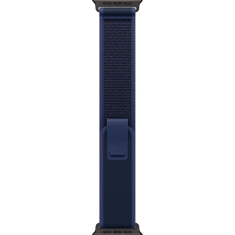 Apple Watch Ultra 2 GPS + Cellular 49mm Black Titanium Case with Blue Trail Loop - M/L (MYQ83)