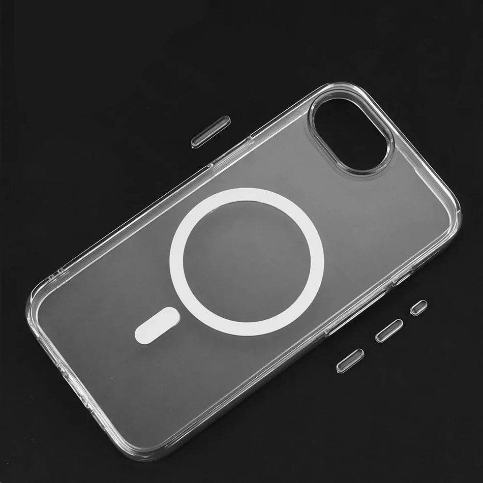 Чехол для iPhone 16e Monblan Magnetic Crystal Series (Transparent) (MMC16e)