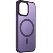 Чехол для iPhone 15 Pro Max Metal Buttons with MagSafe Colorful (Violet)