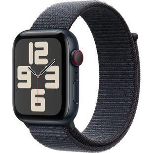 Apple Watch SE 2 GPS + Cellular 44mm Midnight Aluminium Case w. Ink Sport Loop (MXG33/MXGN3)