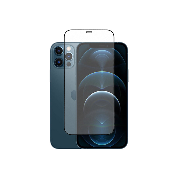 Защитное стекло для iPhone 12/12 Pro ZK 2.5D AG Matte Screen 0.26mm ( Black )