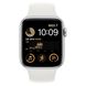 Б/У Apple Watch SE 2 пок. 44mm Silver Aluminum Case with White Sport Band (MNK23, MNTJ3, MNTH3)