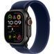 Apple Watch Ultra 2 GPS + Cellular 49mm Black Titanium Case with Blue Trail Loop - S/M (MYQ73)