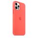 Чехол для iPhone 12 / 12 Pro OEM+ Silicone Case with Magsafe ( Pink Citrus )