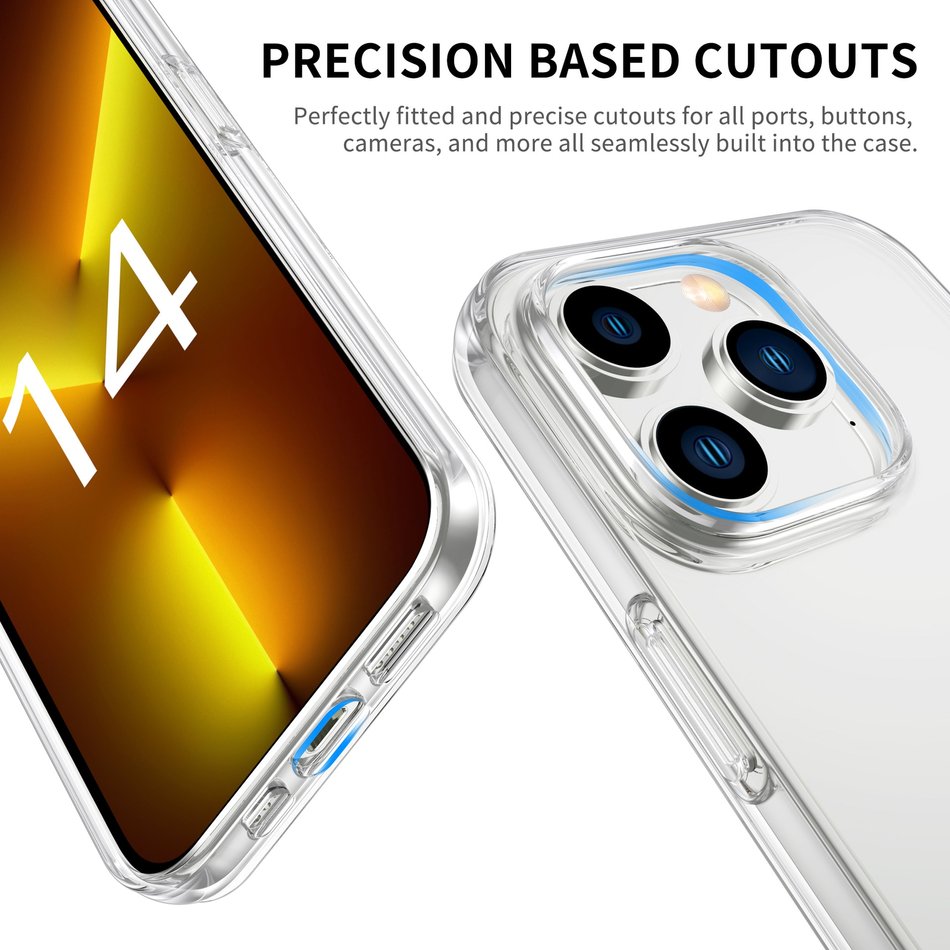 Чохол для iPhone 14 Pro Mutural Qintou series TPU Case (Transparent)